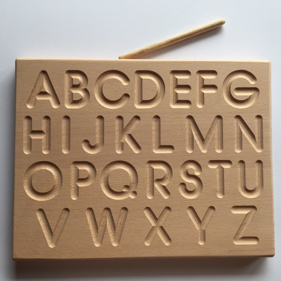 Montesori Alphabet Carving Block